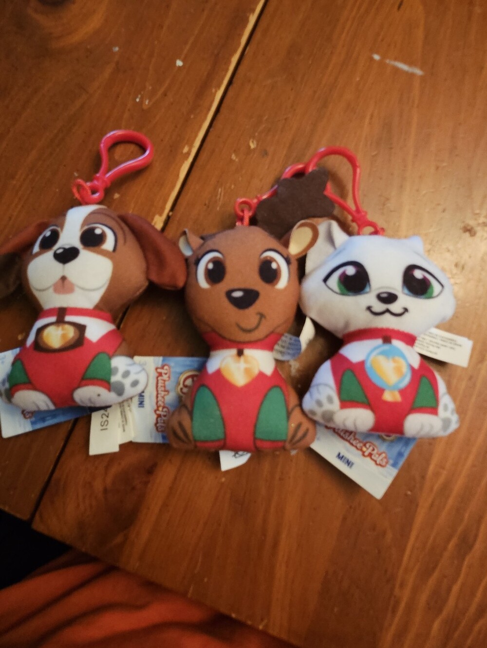 3 Nwt Elf On The Shelf Plush Keychains